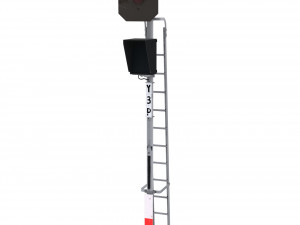 train traffic light 6 3D Модель