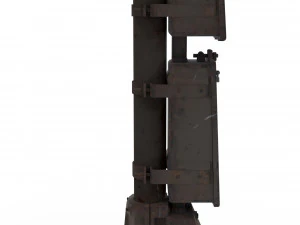 светофор поезда 7 3D Модель