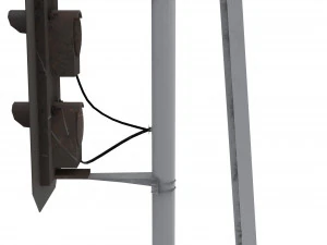 светофор поезда 7 3D Модель