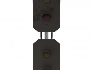 светофор поезда 7 3D Модель