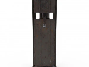 train traffic light 10 3D Model