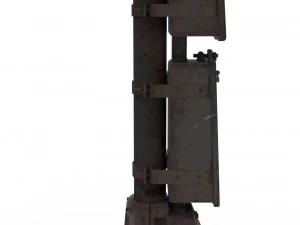 lampu lalu lintas kereta api 12 Model 3D