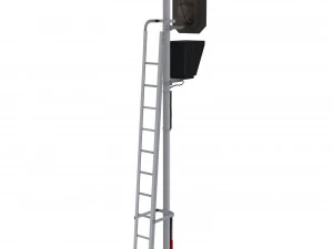 train traffic light 13 3D Model