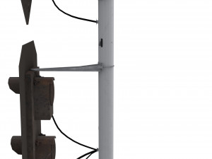 train traffic light 13 Modelo 3D