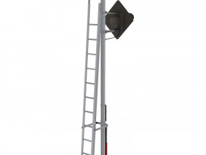 train traffic light 15 3D Model