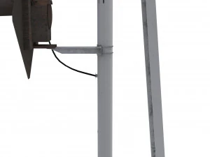 train traffic light 15 3D Model