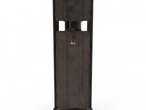 train traffic light 15 3D Model