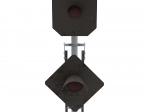 train traffic light 15 3D मॉडल