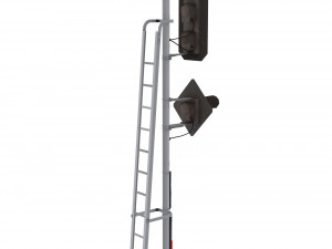 train traffic light 16 3D 모델