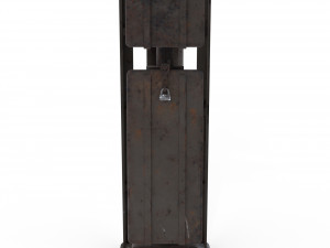 train traffic light 16 3D 모델