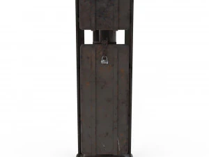 train traffic light 17 3D Model