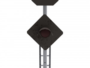 train traffic light 17 3D 모델