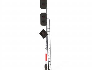 train traffic light 18 3D 모델