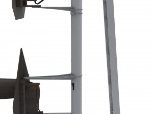 train traffic light 18 3D Model