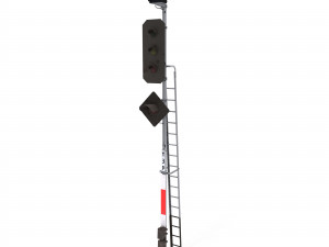 train traffic light 19 3D मॉडल