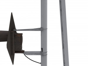 train traffic light 19 Model 3D
