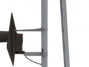 train traffic light 19 3D Model