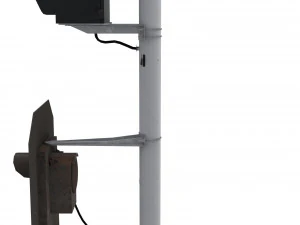 train traffic light 19 3D Model