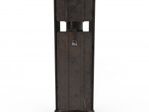 train traffic light 19 Model 3D