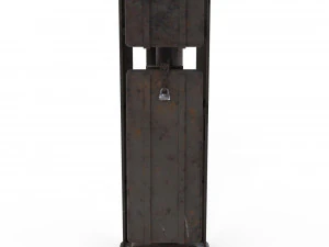 train traffic light 19 3D Model