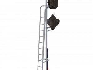 train traffic light 20 3D Модель