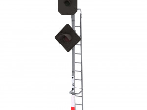 train traffic light 20 3D Модель