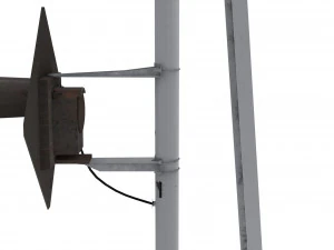 train traffic light 20 3D Model