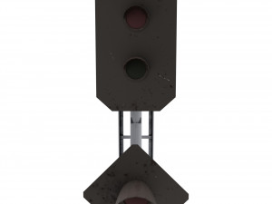train traffic light 20 3D Модель