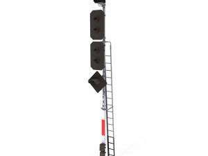 train traffic light 21 3D-Modell