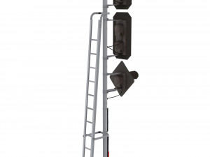 train traffic light 21 3D 모델