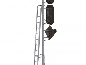 semaforo ferroviario 21 Modello 3D