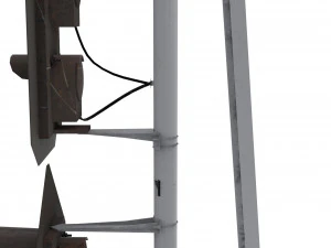 semaforo ferroviario 21 Modello 3D