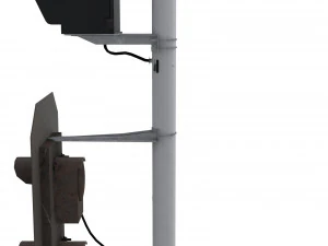 semaforo ferroviario 21 Modello 3D