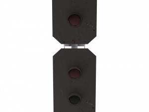train traffic light 21 3D 모델