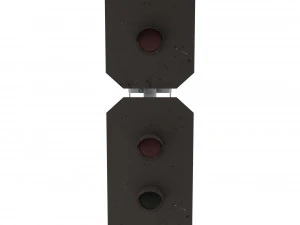 semaforo ferroviario 21 Modello 3D