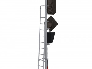train traffic light 22 Modello 3D