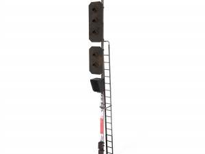 train traffic light weathered 1 3D मॉडल