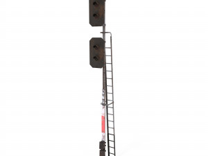 train traffic light weathered 3 3D मॉडल
