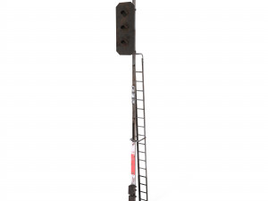 train traffic light weathered 8 Modello 3D