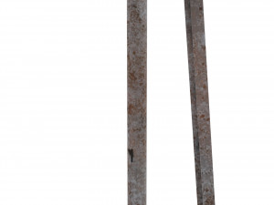 train traffic light weathered 9 Modello 3D