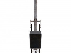 train traffic light weathered 11 Modèle 3D