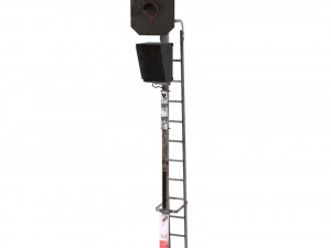 train traffic light weathered 13 Model 3D