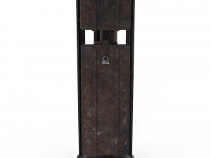 train traffic light weathered 15 3D-Modell