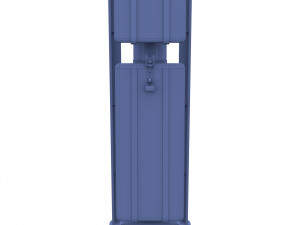 train traffic light weathered 15 3D-Modell