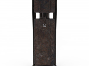 train traffic light weathered 20 Model 3D