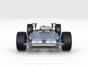 tesla chassis packsemi roadster model s x 3 3D Model