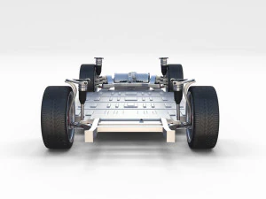 tesla chassis packsemi roadster model s x 3 3D Model