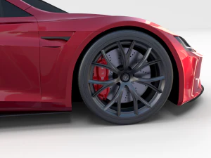 tesla packsemi roadster model s x 3 3D Model