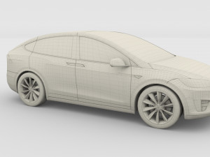 tesla packsemi roadster model s x 3 3D Model