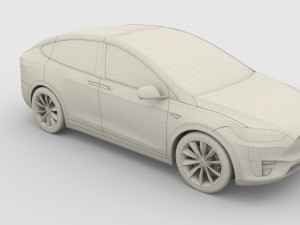 tesla packsemi roadster model s x 3 3D Model